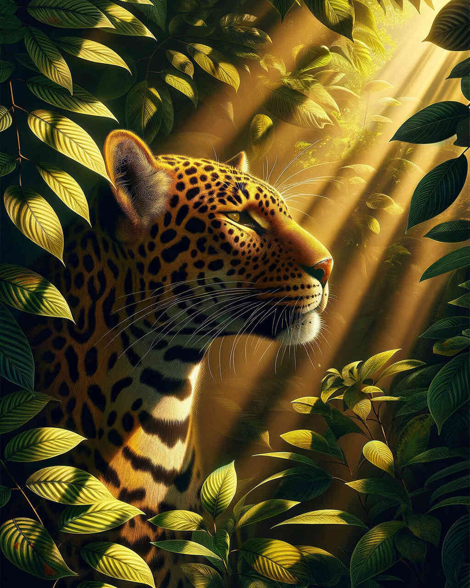 Paint by Numbers - Leopard Camouflage