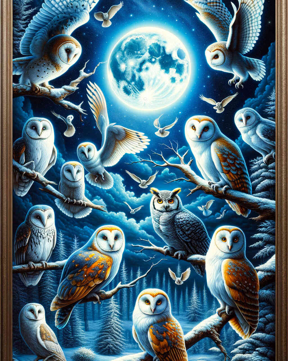 Paint by Numbers - Owl Species