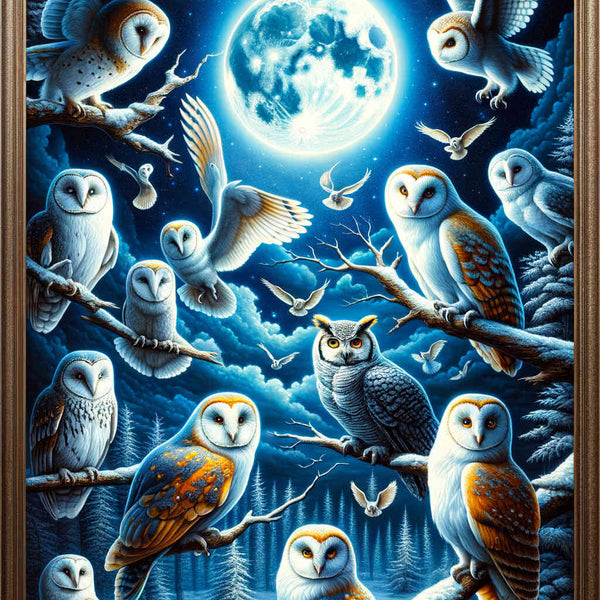 Paint by Numbers - Owl Species