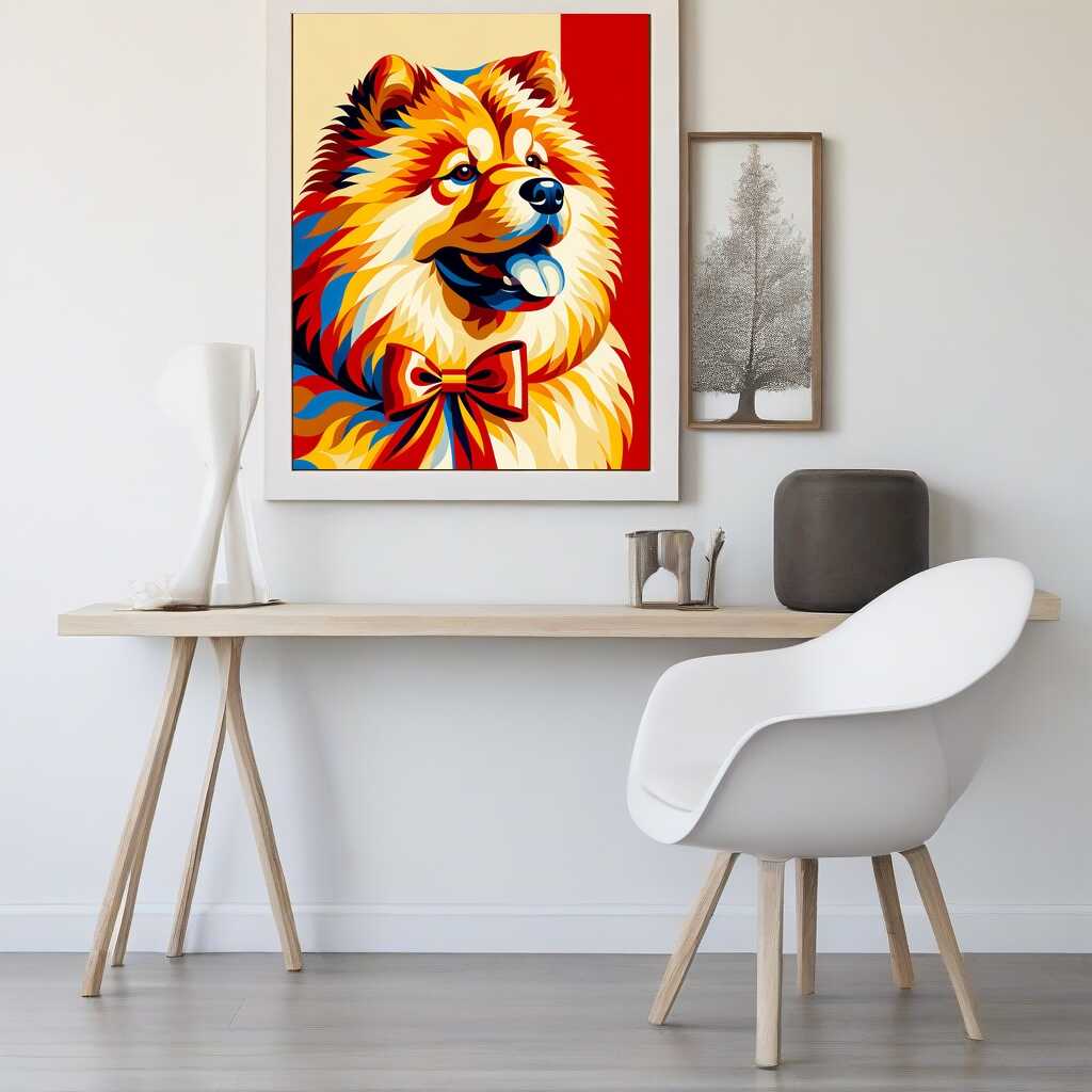 Paint by Numbers - Chow Chow, Portrait