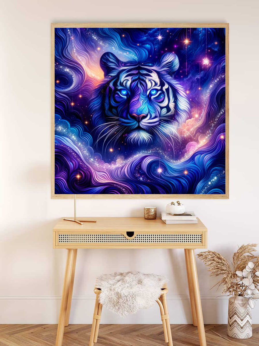 Paint by Numbers - Purple Stars Tiger