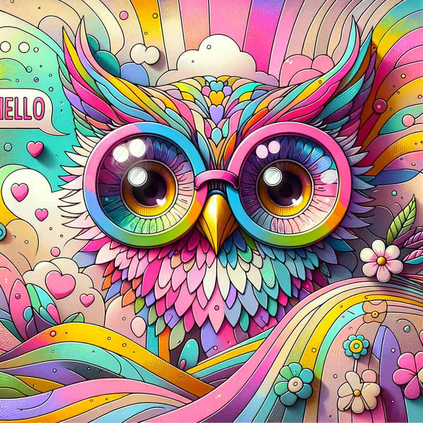 Paint by Numbers - Hello Owl
