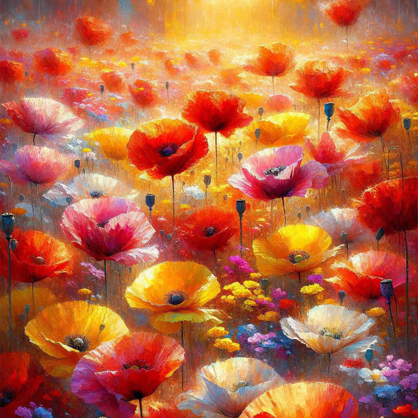 Paint by Numbers - Poppy Field