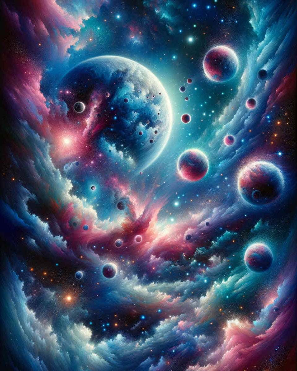 Paint by Numbers - Space atmosphere