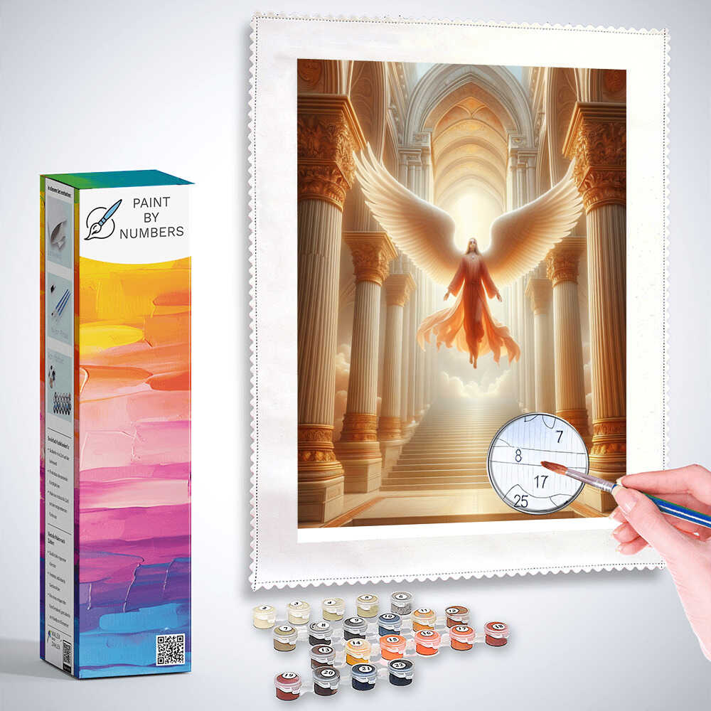 Paint by Numbers - Angel floats