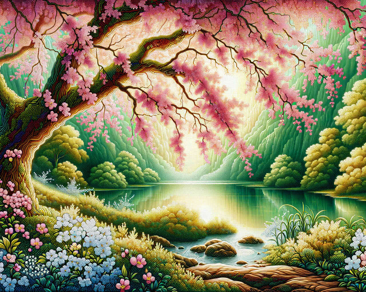 Paint by Numbers - Beautiful tree