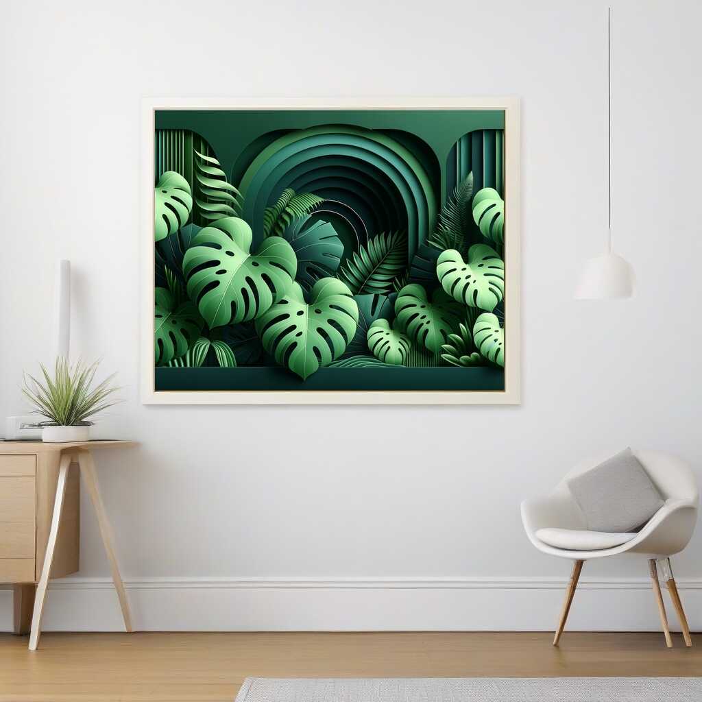 Paint by Numbers - Leaves Monstera Deliciosa