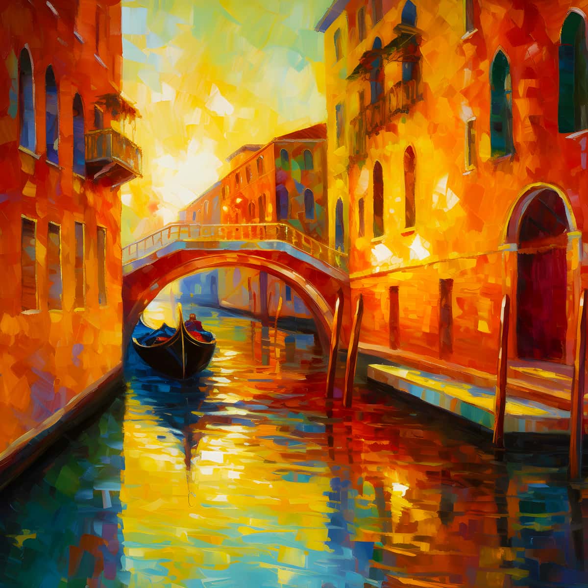 AB Diamond Painting - Venedig Klassisch - gedruckt in Ultra-HD - AB Diamond, Neu eingetroffen, Quadratisch, Sehenswürdigkeit, Stadt, Venedig