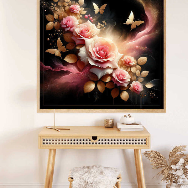 Paint by Numbers - Pink Roses Dream