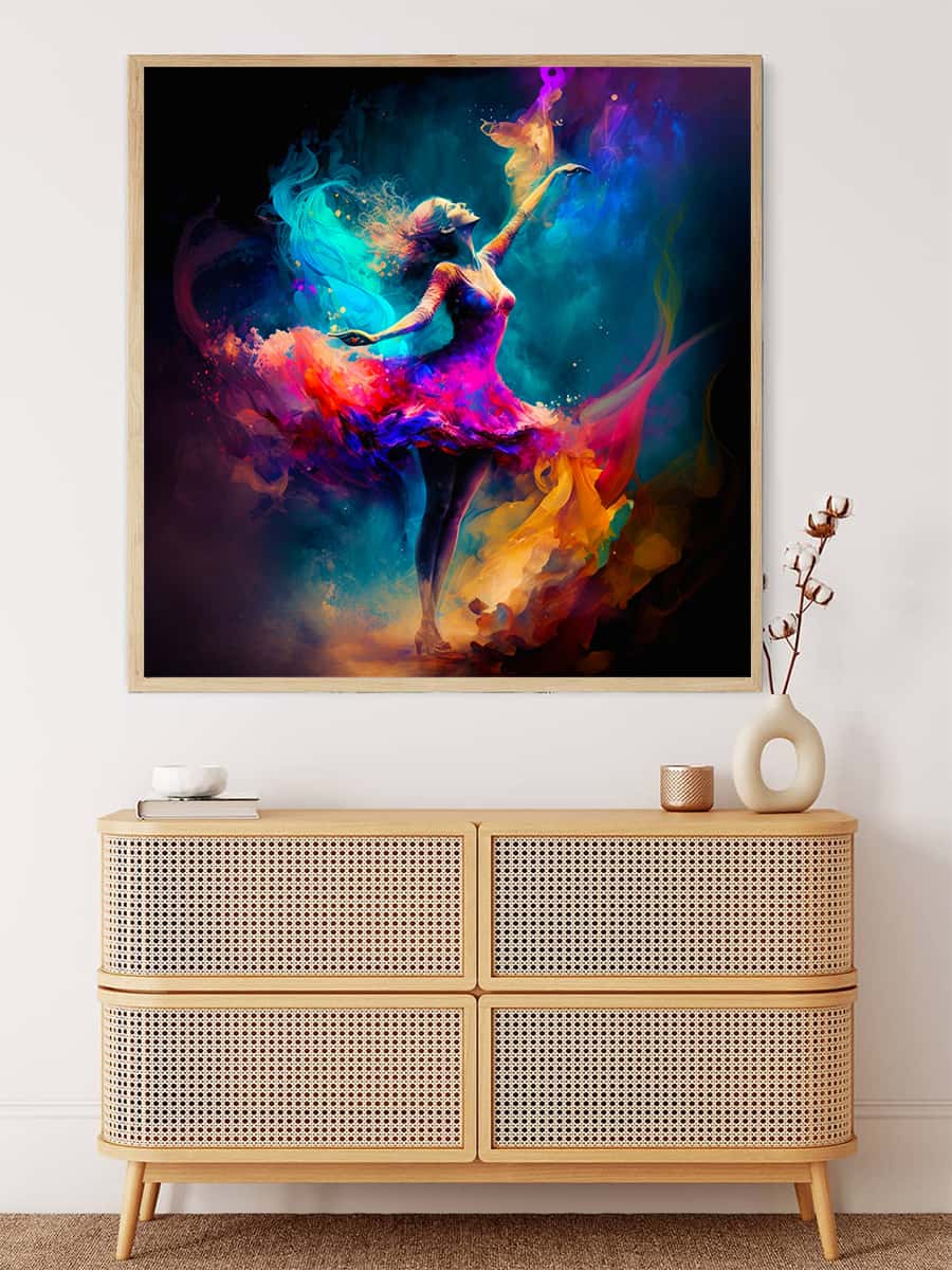 Diamond Painting - Frau in Abstraktem Stil - gedruckt in Ultra-HD - Menschen, Neu eingetroffen, Quadratisch