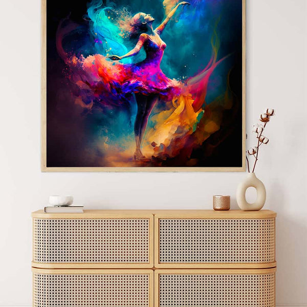 Diamond Painting - Frau in Abstraktem Stil - gedruckt in Ultra-HD - Menschen, Neu eingetroffen, Quadratisch