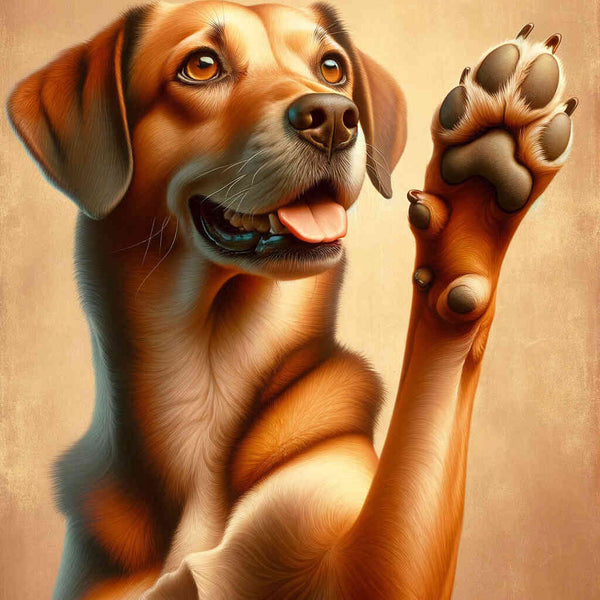 Paint by Numbers - Give paw dog