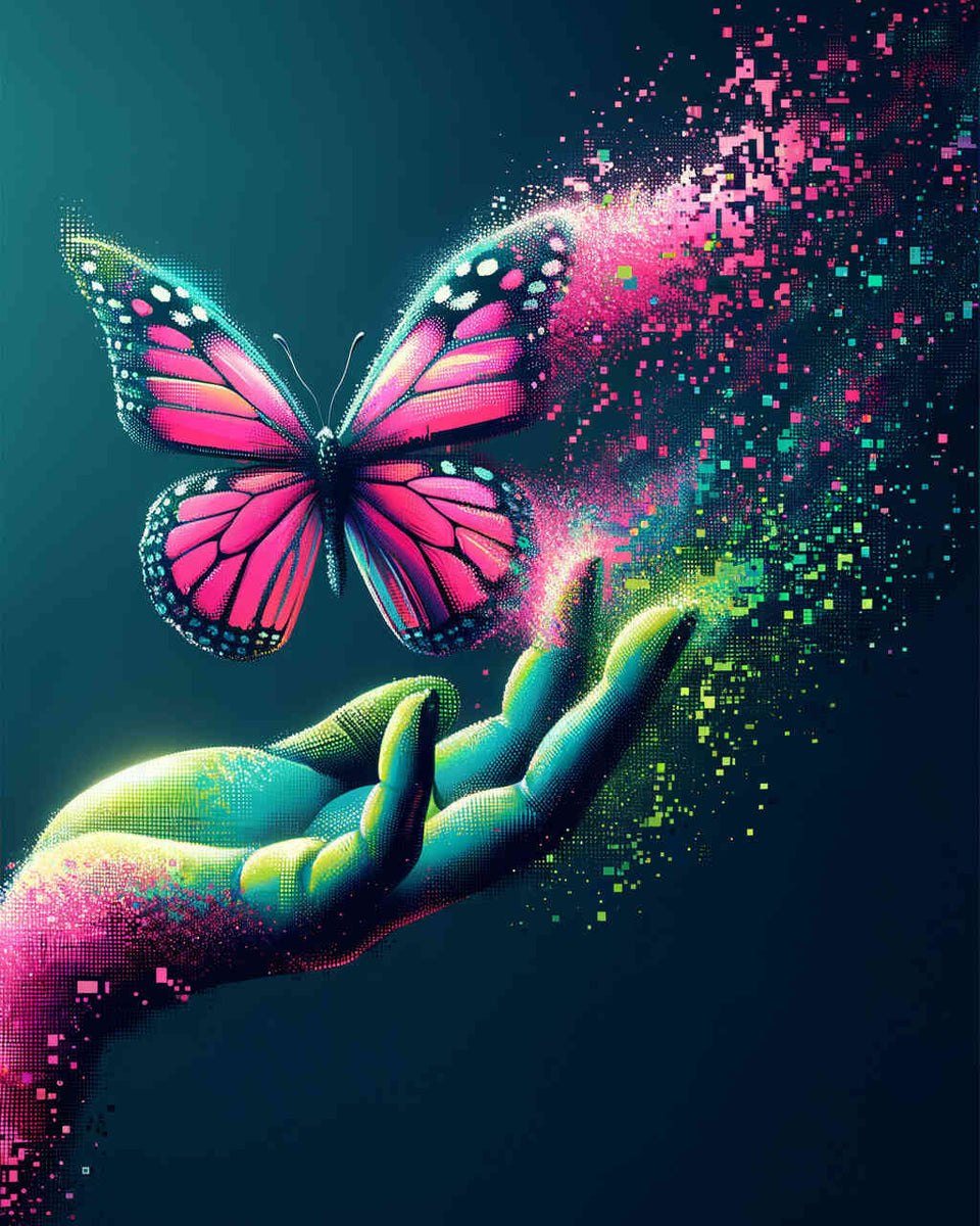 Paint by Numbers - Butterfly Freedom