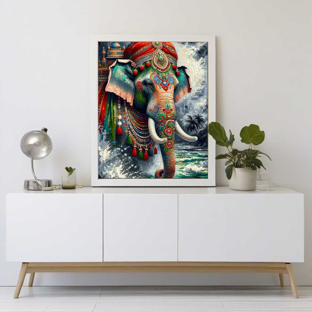 Indian elephant - Paint by Numbers
