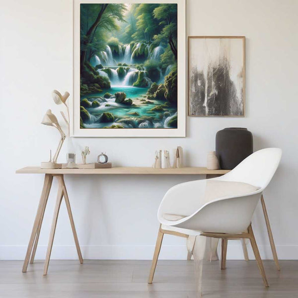 Paint by Numbers - Waterfall Rock