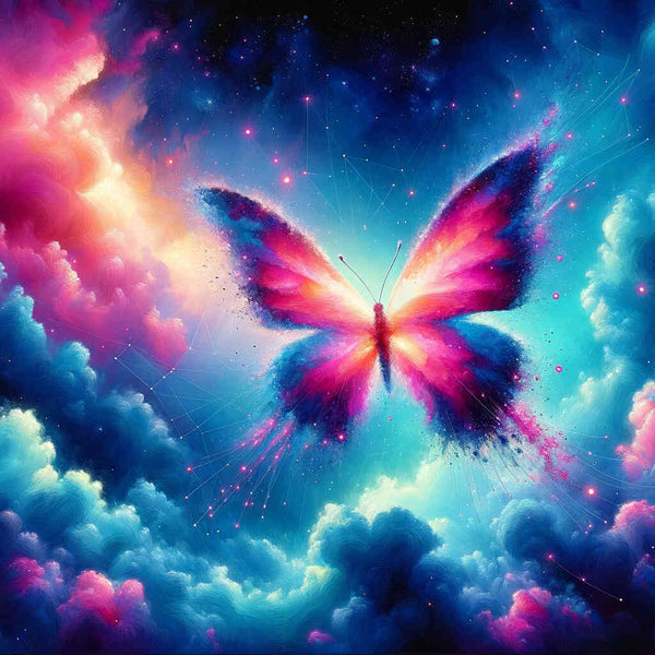 Paint by Numbers - Luminous Butterfly
