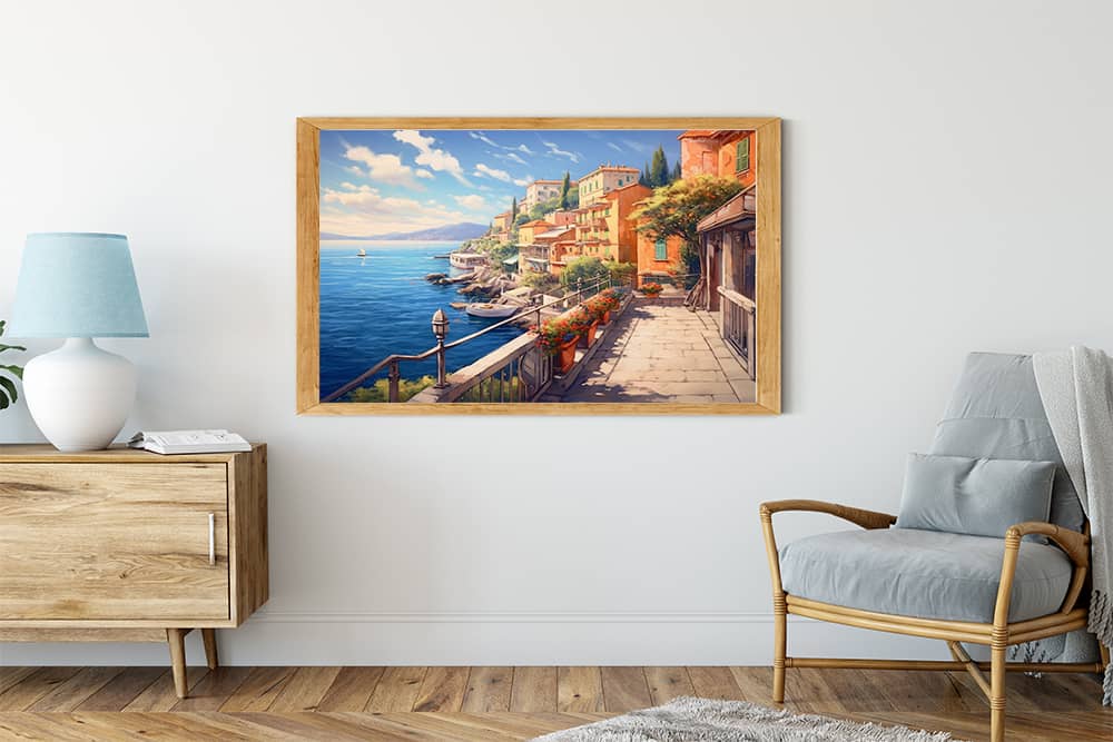Mediterranean, by the sea - Paint by Numbers
