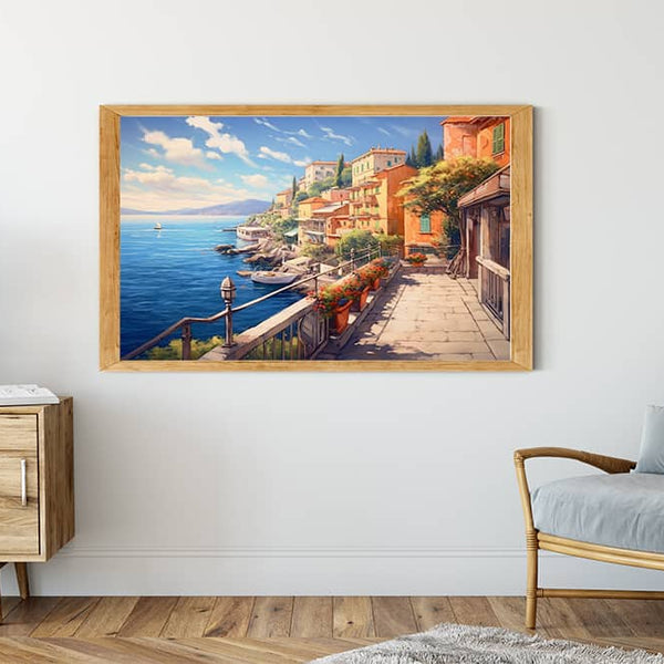 Mediterranean, by the sea - Paint by Numbers