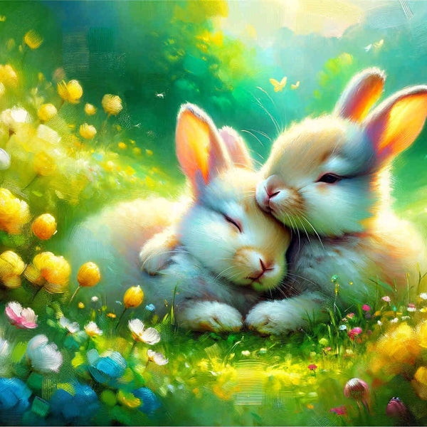 Paint by Numbers - Cuddle Rabbit