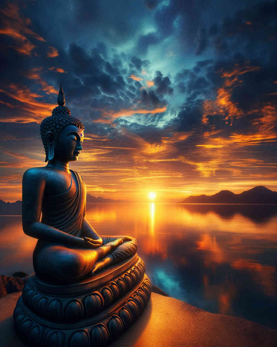 Paint by Numbers - Buddha Sunset