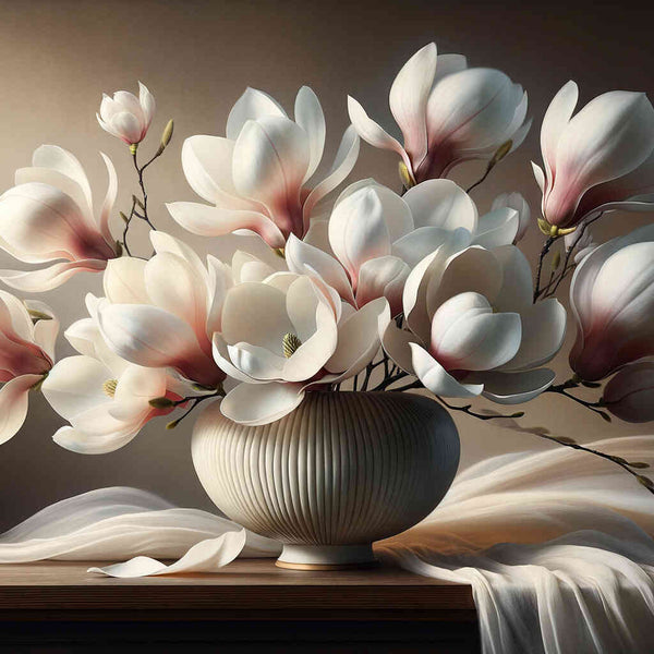 Magnolia flower - Paint by Numbers