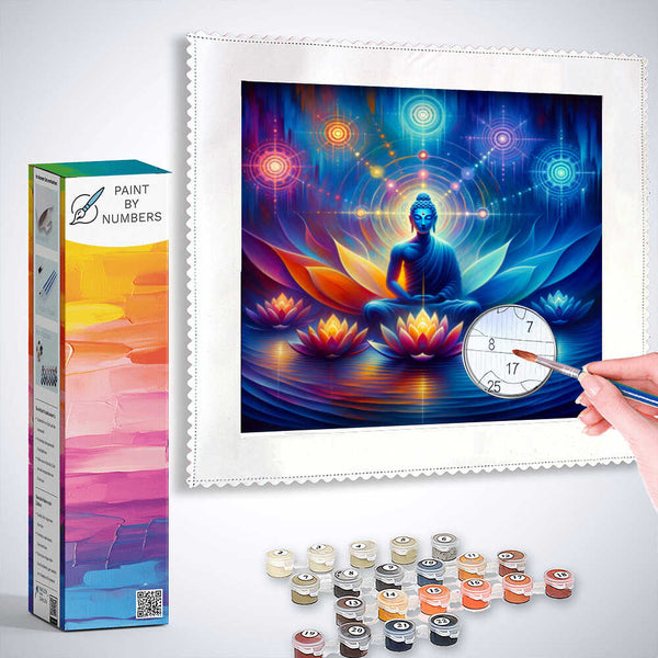 Paint by Numbers - Lotus Flowers Buddha