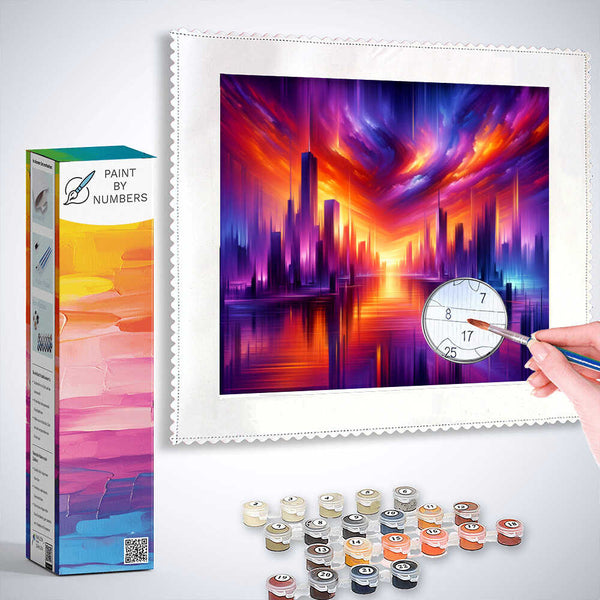 AB Diamond Painting - Abstract City