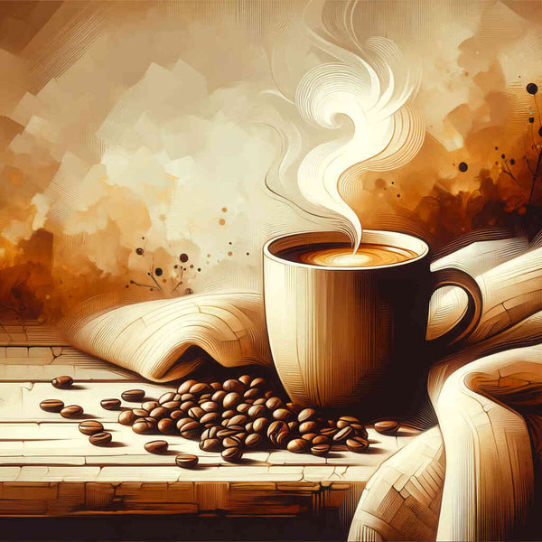 Cup with coffee - Paint by Numbers