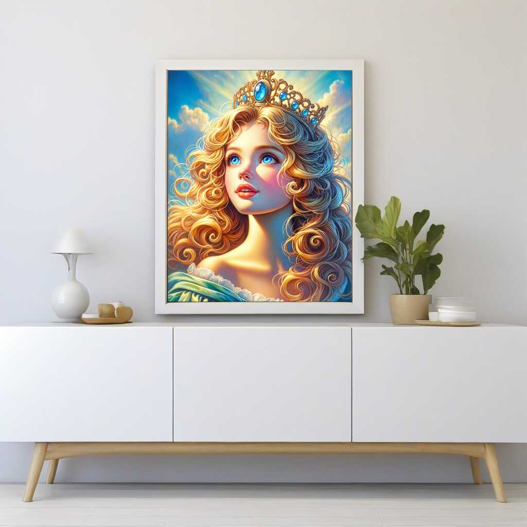 Paint by Numbers - Girl with tiara