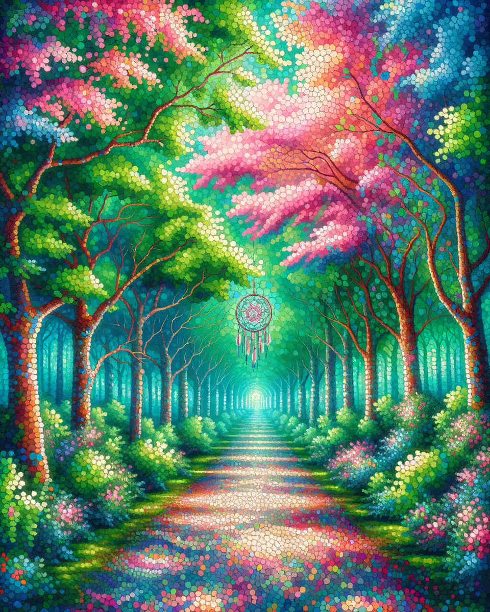 Paint by Numbers - Enchanted Forest Path