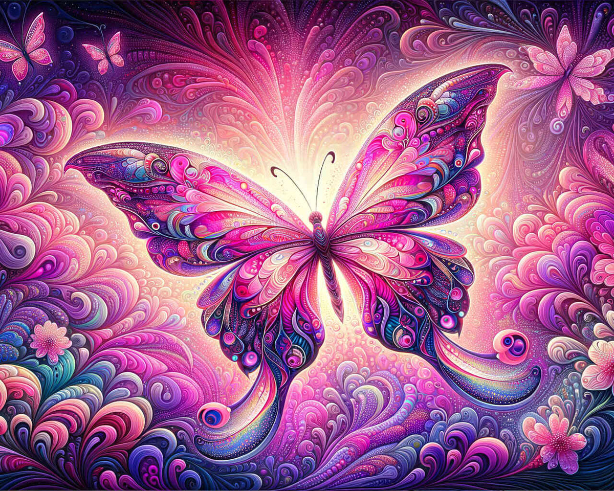 Paint by Numbers - Magic butterfly