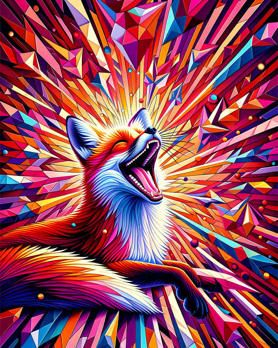 Paint by Numbers - Laughing Fox