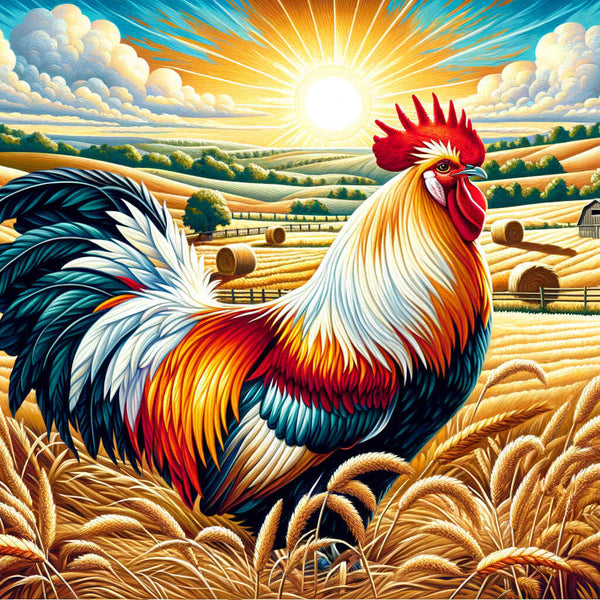 Paint by Numbers - Magnificent rooster
