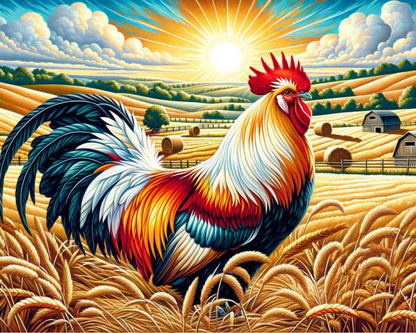 Paint by Numbers - Magnificent rooster