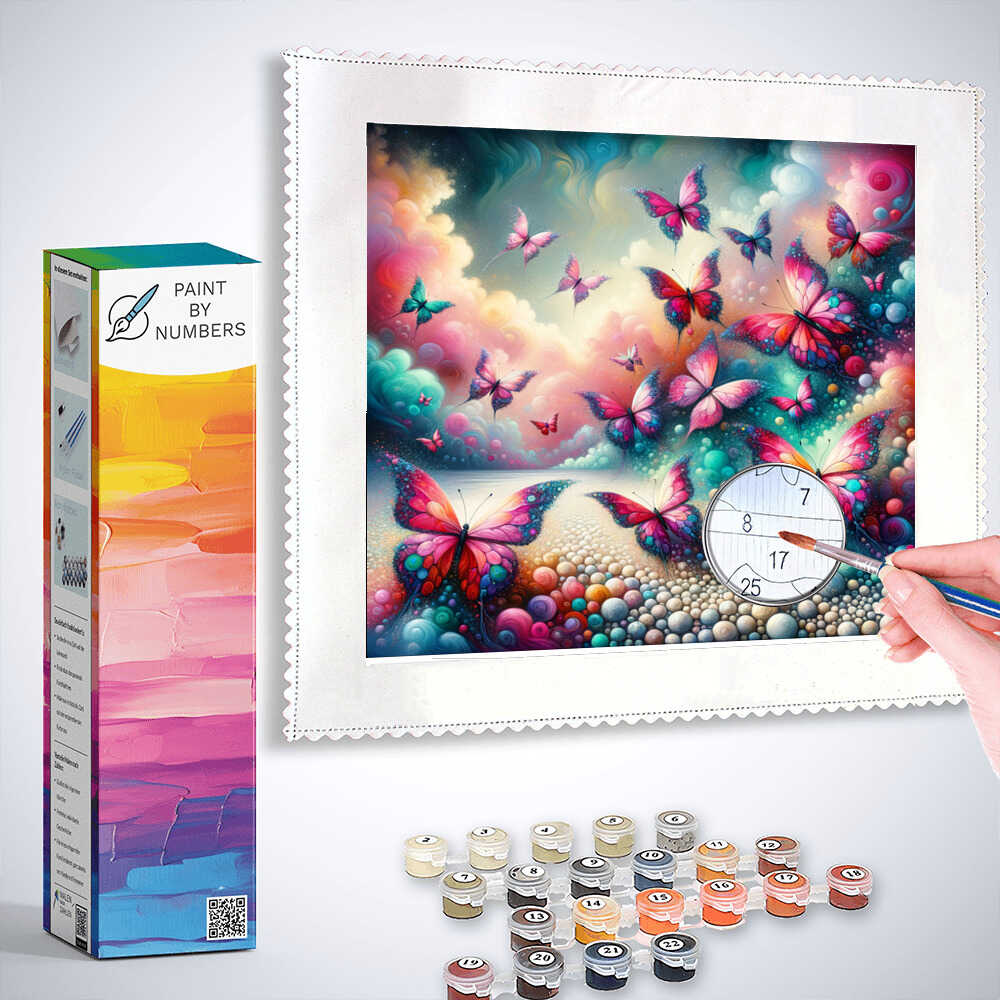 Paint by Numbers - Dream butterflies