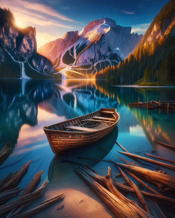 Paint by Numbers - Wonderful Mountain Lake