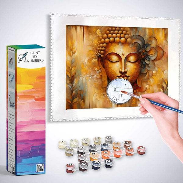 Buddha, Face - Paint by Numbers