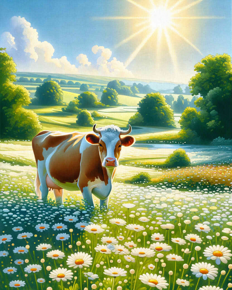 Paint by Numbers - Good Morning Cow