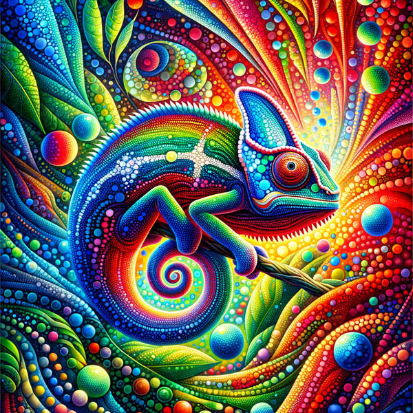 Cameleon - Paint by Numbers
