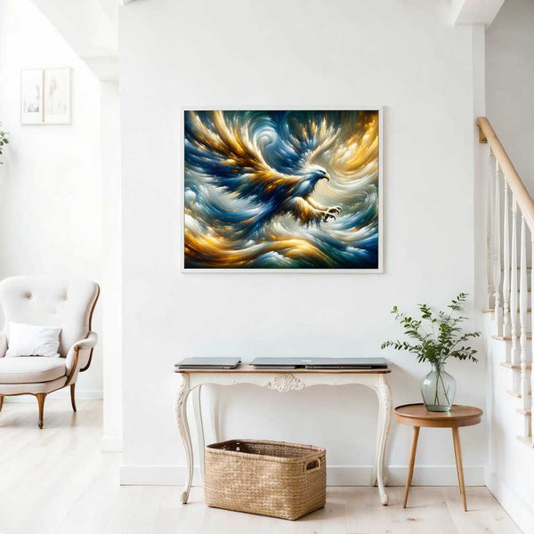 Golden eagle, Abstract - Paint by Numbers
