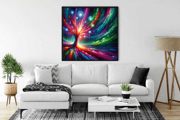 Paint by Numbers - Light Tree Abstract