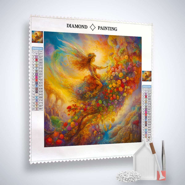 Diamond Painting Kit - Whispering Brooks on Professional Canvas with Enhanced Acrylic Diamonds, Fine Tweezers, and Application Pen