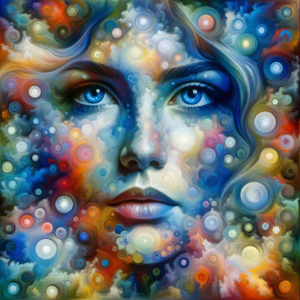 Paint by Numbers - Woman with blue eyes