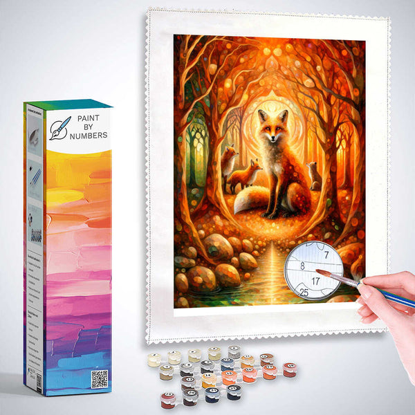 Paint by Numbers - Fuchsbar