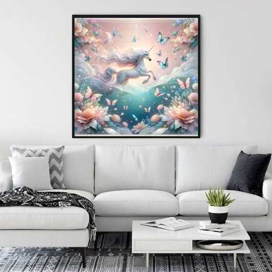 Paint by Numbers - Unicorn Butterfly