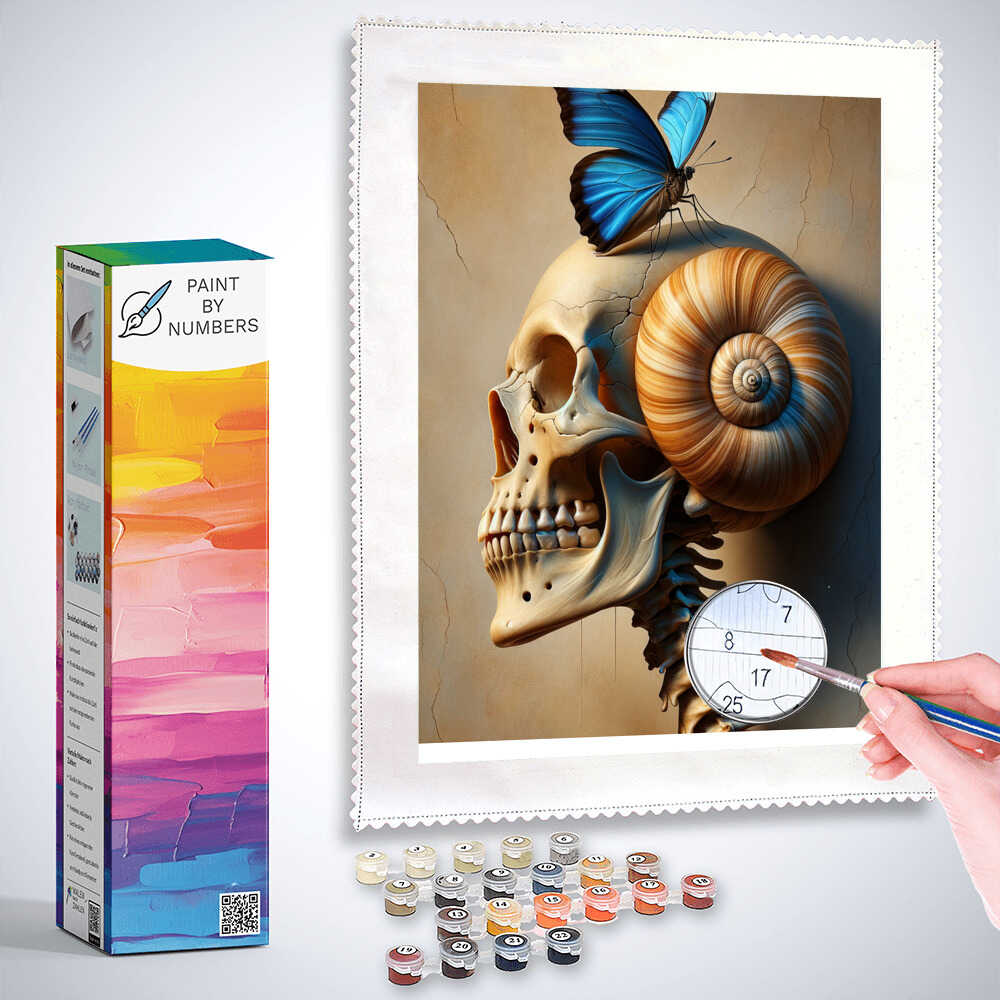 Paint by Numbers - Skull Shell