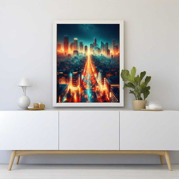 City by night - Paint by Numbers