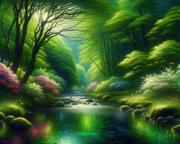 Paint by Numbers - Forest meadow