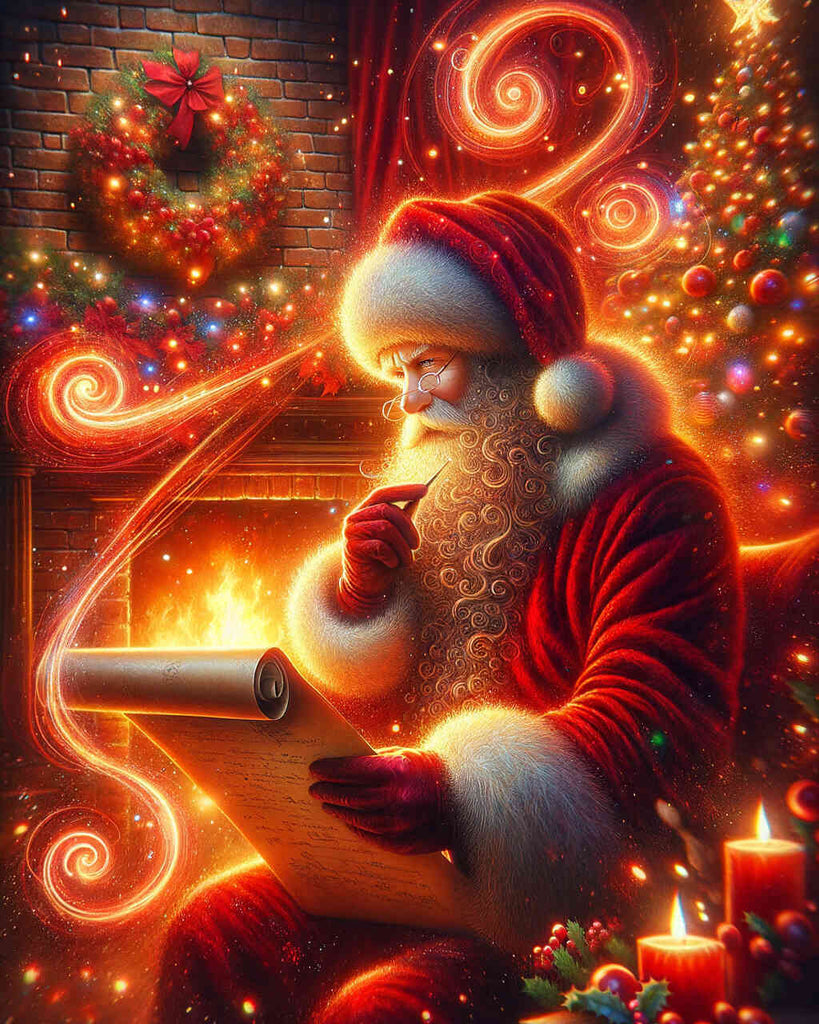 Paint by Numbers - Santa Claus Wish List