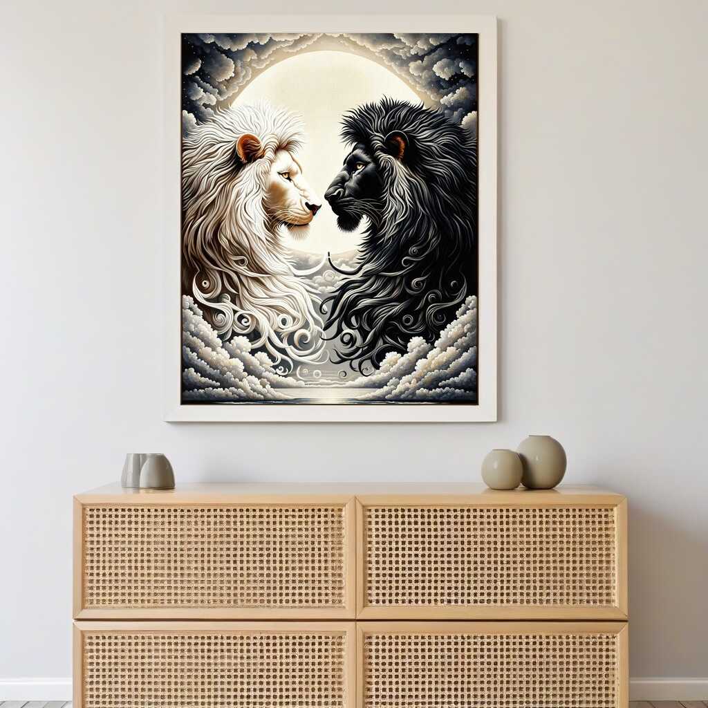 Paint by Numbers - White and Black Lowe